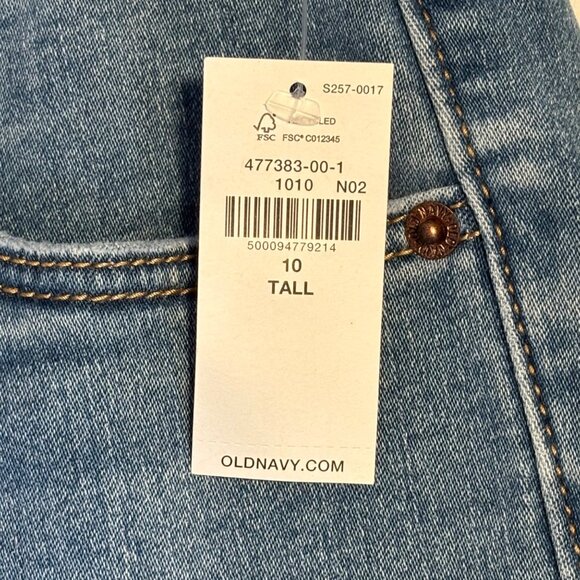 Old Navy High-Rise Skinny Jeans Women’s Size 10 Tall 5 Pockets - Picture 4 of 10